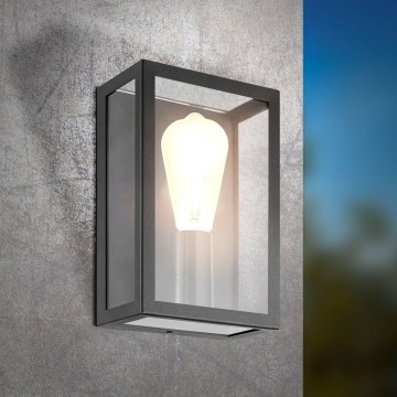 Eglo 31778 - dimmbare LED RGBW Außenwandleuchte ALAMONTE-Z LED/4,9W/230V 3000K IP44 schwarz