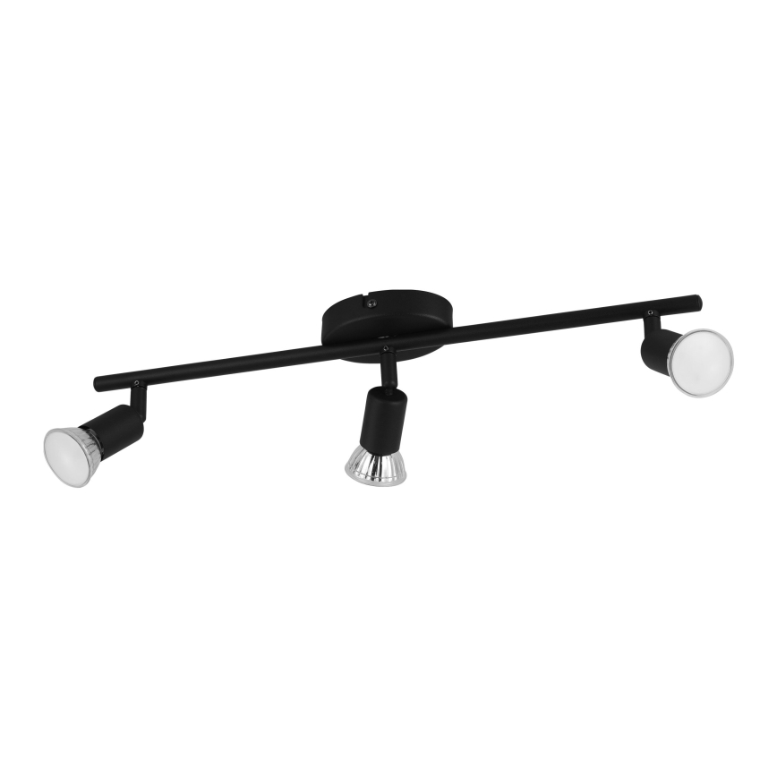 Eglo - LED-Strahler 3xGU10/2,8W/230V 3000K schwarz