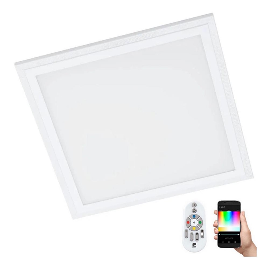 Eglo 32546 - Dimmbare LED-RGBW-Deckenleuchte SALOBRENA-C LED/16W/230V 2700-6500K 30x30 cm weiß