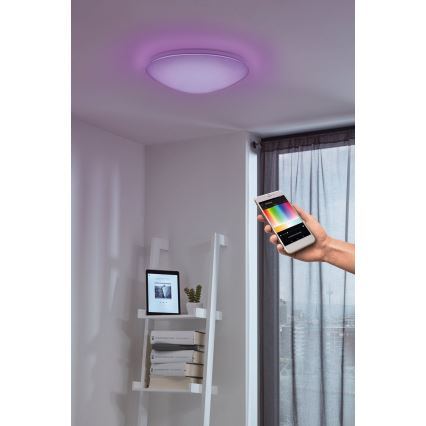 Eglo - LED RGB dimmbare Wand-Deckenleuchte GIRON-C LED/17W/230V