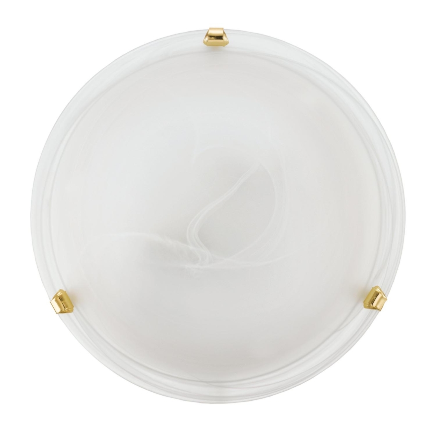Eglo 32601 - LED-Deckenleuchte SALOME LED/11W/230V Ø 30 cm gold/Alabasterglas
