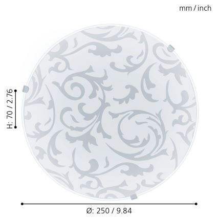 Eglo 32606 - LED-Deckenleuchte MARS LED/11W/230V Ø 25 cm