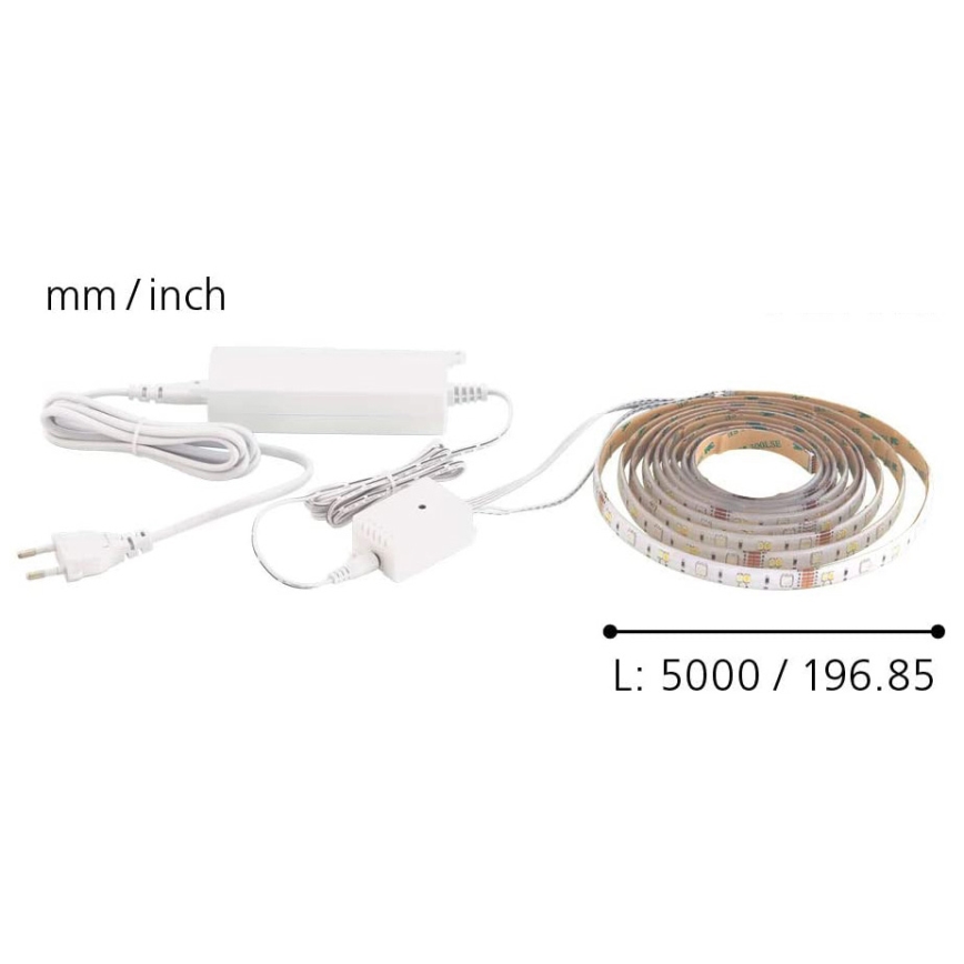 Eglo - LED Streifen 5m STRIPE-C LED-RGB/19W/230V