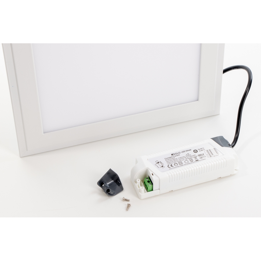 Eglo 32734 - Dimmbares LED-RGBW-Panel – Oberflächenmontage/Einbau 2in1 SALOBRENA-C LED/34W/230V weiß + Fernbedienung