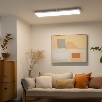 Eglo 32734 - Dimmbares LED-RGBW-Panel – Oberflächenmontage/Einbau 2in1 SALOBRENA-C LED/34W/230V weiß + Fernbedienung