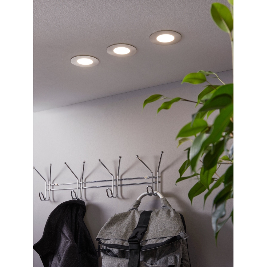 Eglo - SET 3x LED RGB Dimmbare Einbauleuchte FUEVA-C 1xLED/3W/230V