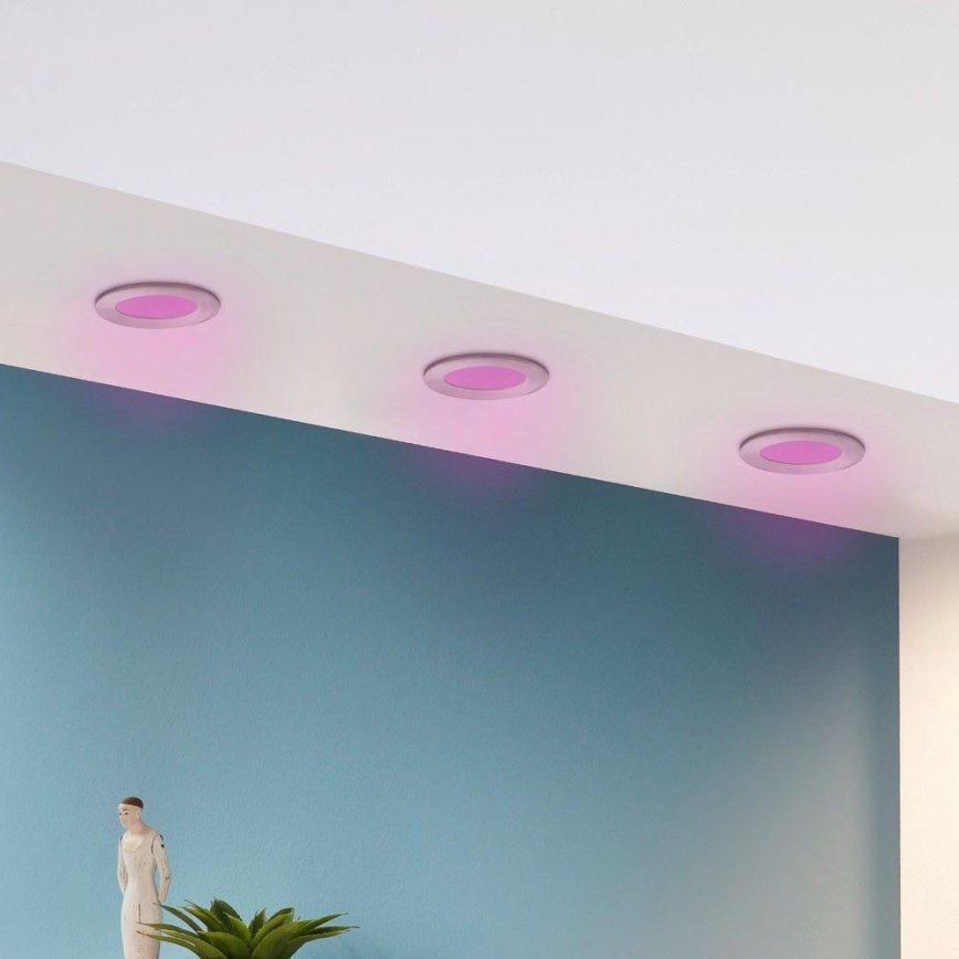 Eglo - SET 3x LED RGB Dimmbare Einbauleuchte FUEVA-C 1xLED/3W/230V