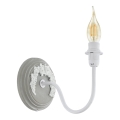 Eglo 33005 - Wandleuchte 1xE14/40W/230V weiß/grau
