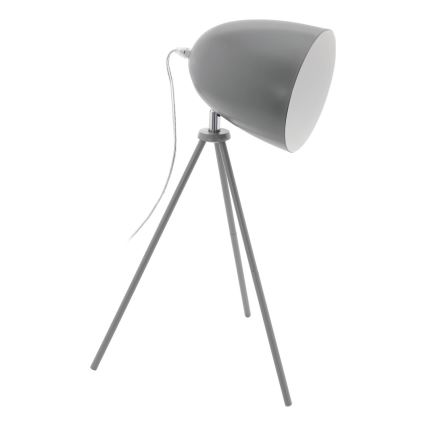 Eglo 33094 - Tischlampe DUNDEE 1xE27/60W/230V grau