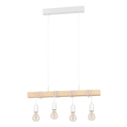 Eglo - Hängeleuchte TOWNSHEND 4xE27/60W/230V