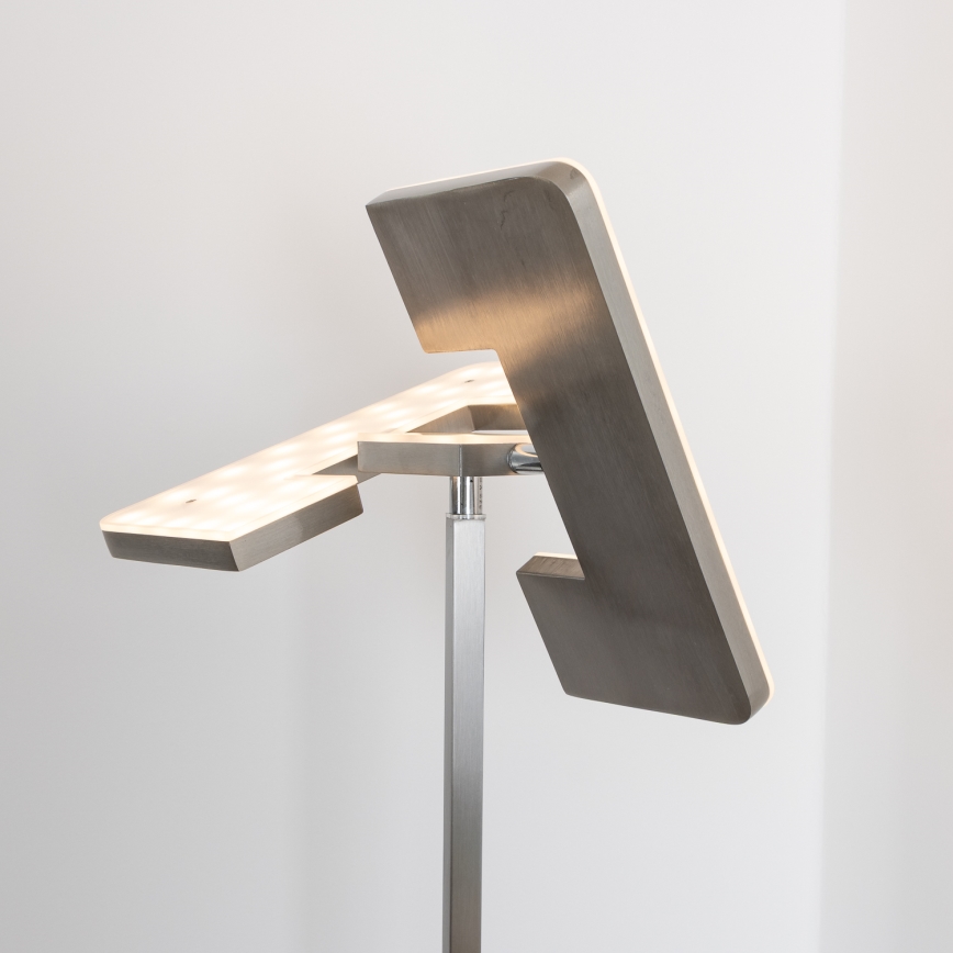 Eglo 33182 - Dimmbare LED-Stehleuchte SOLANO 1xLED/26W/230V +1xLED/3,2W 3000K matt Chrom