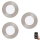 Eglo 33216 - 3er-Set dimmbare RGBW-Einbauleuchten FUEVA-C LED/3W/230V Ø 8,5 cm