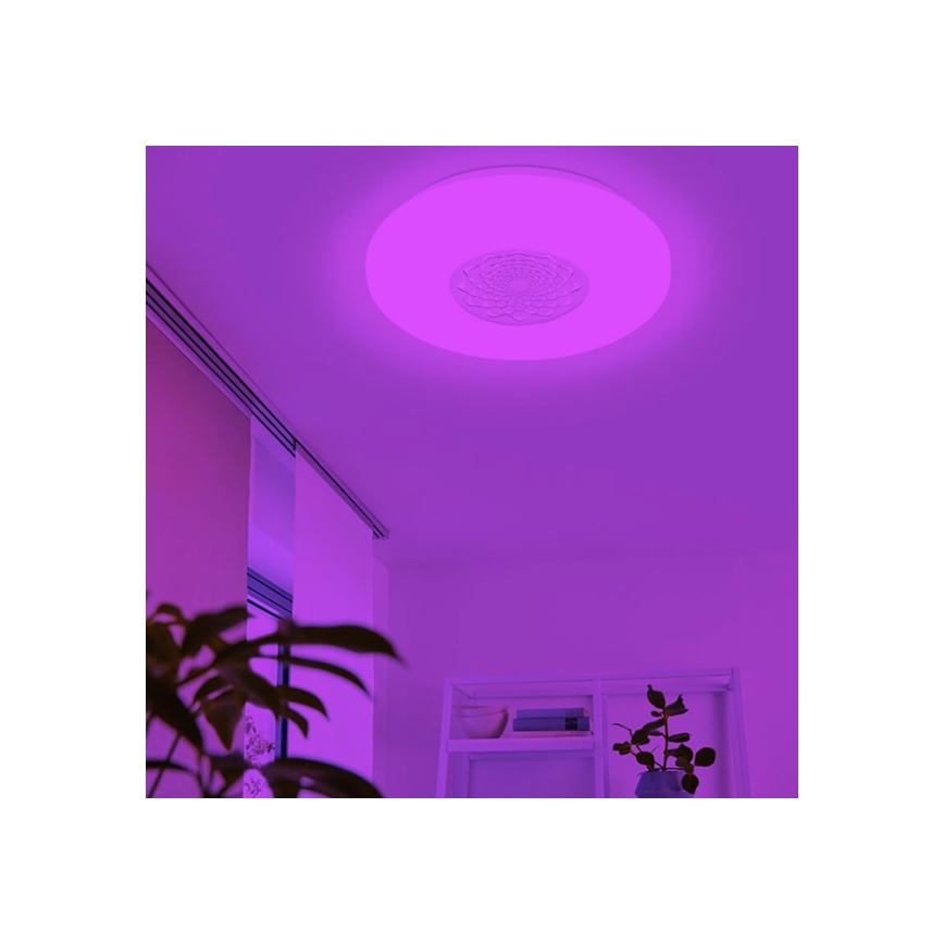 Eglo 33248 - LED RGBW dimmbare Deckenleuchte CAPASSO-C LED/17W/230V 2700-6500K Ø 34 cm