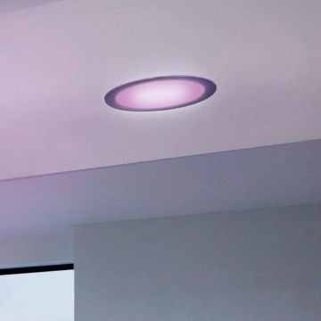 Eglo 33317 - LED RGBW dimmbares Einbau-Downlight FUEVA-C LED/15,6W/230V 2700-6500K Ø 22,5 cm