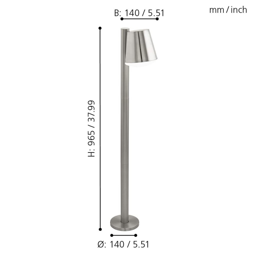Eglo 33563 - Dimmbare LED-Außenleuchte CALDIERO-C 1xE27/9W/230V 3000K IP44