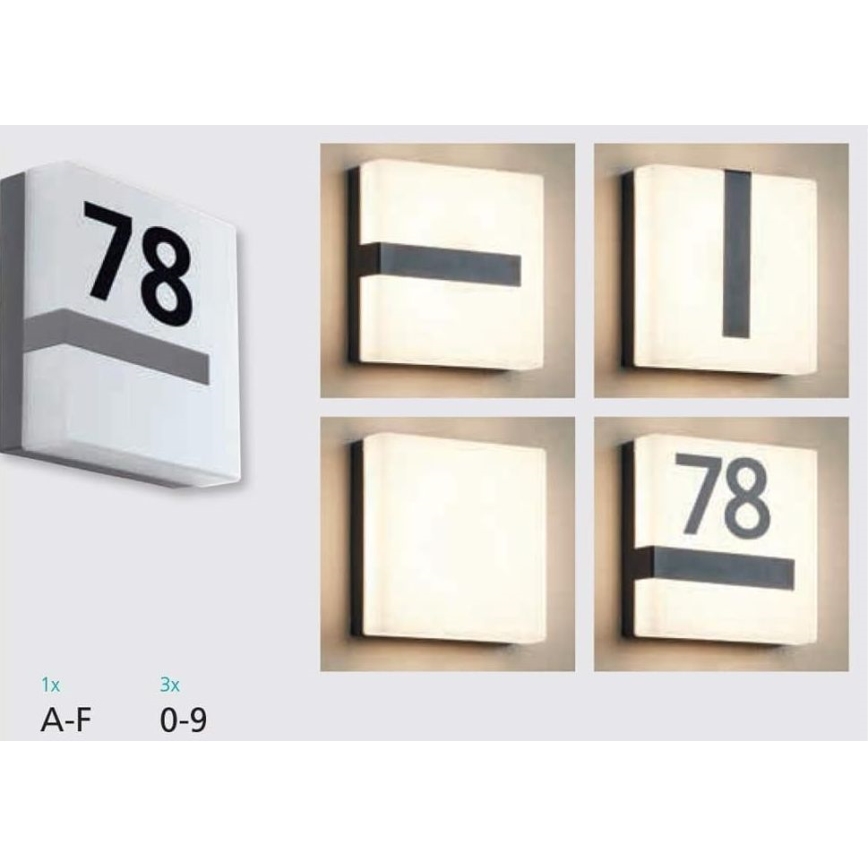 Eglo 33574 - LED Dimmbares Außenwandleuchte TORAZZA-C LED/14W/230V IP44