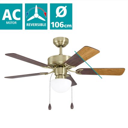 Eglo - Deckenventilator  1xE27/40W/230V