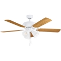 Eglo 35076 - Deckenventilator LAS PALMAS 3xE27/40W/230V braun