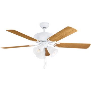Eglo 35076 - Deckenventilator LAS PALMAS 3xE27/40W/230V braun