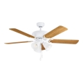 Eglo 35076 - Deckenventilator LAS PALMAS 3xE27/40W/230V weiß