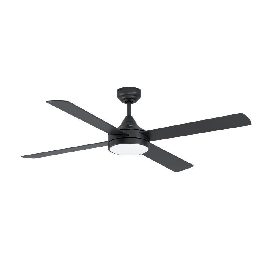 Eglo - LED Dimmbarer Deckenventilator LED/20W/230V + FB schwarz