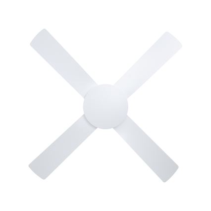 Eglo - Deckenventilator 52W/230V mit Fernbedienung, weiß