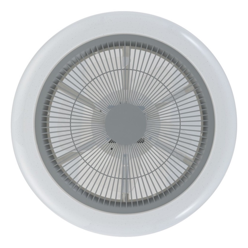 Eglo - Dimmbarer LED-Deckenventilator LED/25,5W/230V grau + Fernbedienung