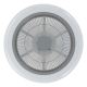 Eglo - Dimmbarer LED-Deckenventilator LED/25,5W/230V grau + Fernbedienung