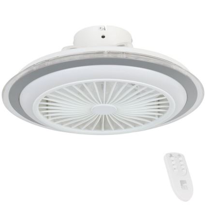Eglo - Dimmbarer LED-Deckenventilator LED/25,5W/230V weiß/grau 2700-6500K + Fernbedienung