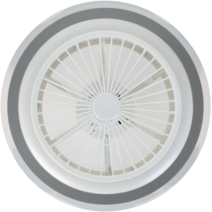 Eglo - Dimmbarer LED-Deckenventilator LED/25,5W/230V weiß/grau 2700-6500K + Fernbedienung