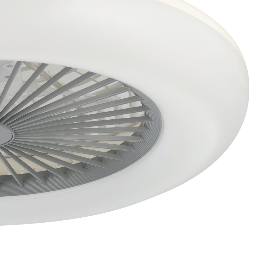 Eglo - Dimmbarer LED-Deckenventilator 3x LED/12,6 W/230 V 2700–6500 K Ø 55 cm grau + Fernbedienung
