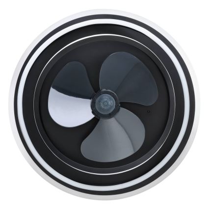 Eglo - LED-dimmbarer Deckenventilator 4xLED/9W/230V 2700-6500K Ø50 cm schwarz + Fernbedienung