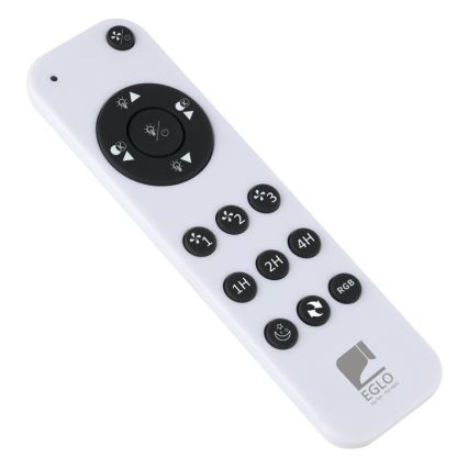 Eglo - LED RGBW dimmbarer Deckenventilator LED/36W/230V 3000-6500K Ø 50 cm schwarz + Fernbedienung