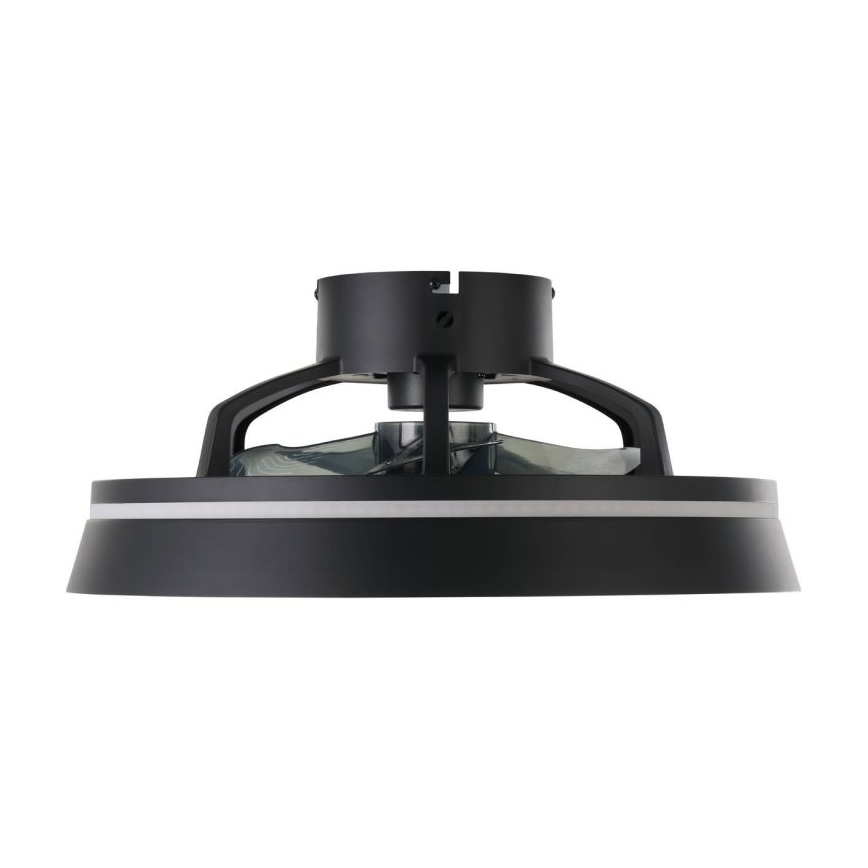 Eglo - LED RGBW dimmbarer Deckenventilator 3xLED/8,5W/230V+LED/6W 2700-6500K Ø 48 cm schwarz + Fernbedienung