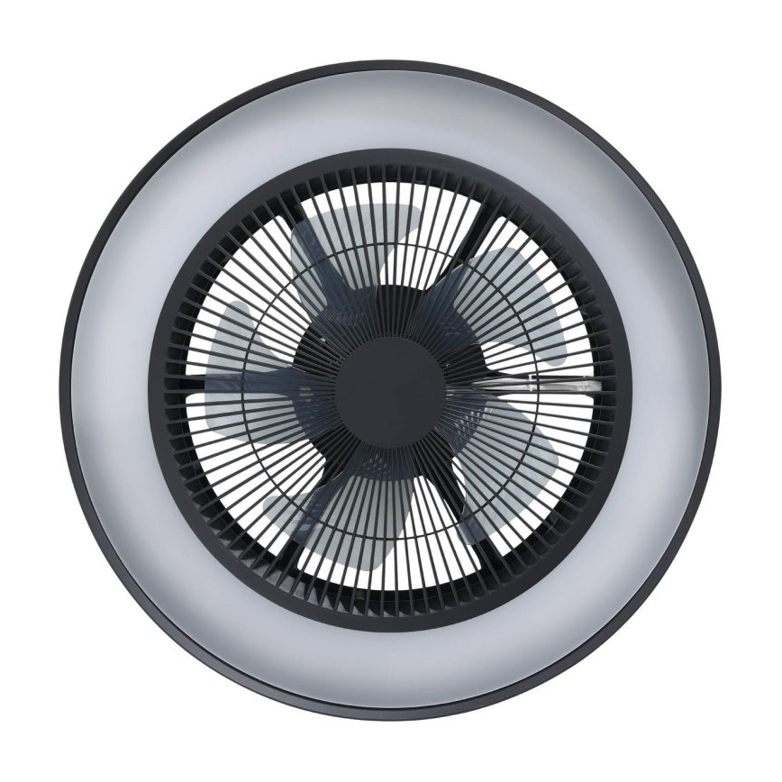 Eglo - LED RGBW dimmbarer Deckenventilator 3xLED/8,5W/230V+LED/6W 2700-6500K Ø 48 cm schwarz + Fernbedienung