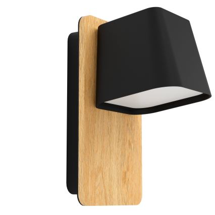 Eglo - Wandleuchte 1xE27/40W/230V schwarz/braun