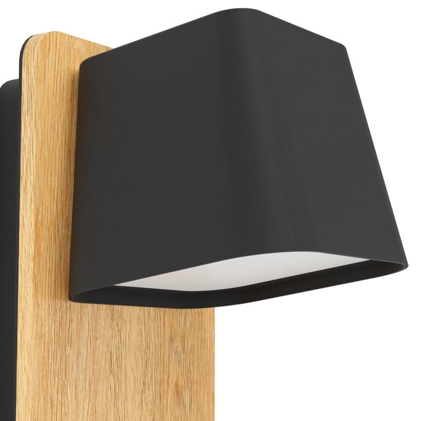 Eglo - Wandleuchte 1xE27/40W/230V schwarz/braun