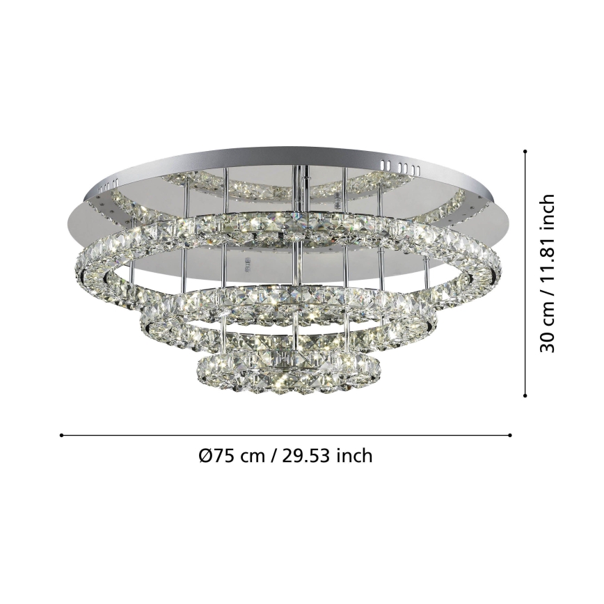 Eglo - LED-Deckenleuchte LED/61W/230V