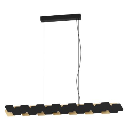 Eglo - Dimmbare LED-Hängeleuchte LED/44W/230V 3000K schwarz/golden