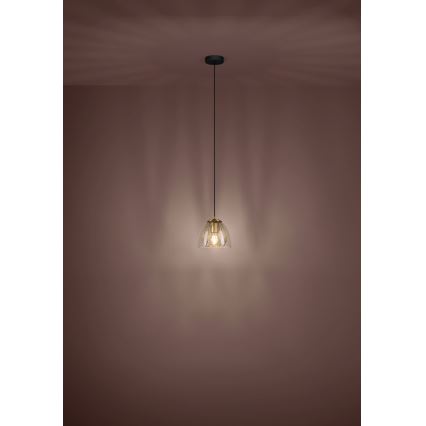Eglo - Hängeleuchte 1xE27/40W/230V golden