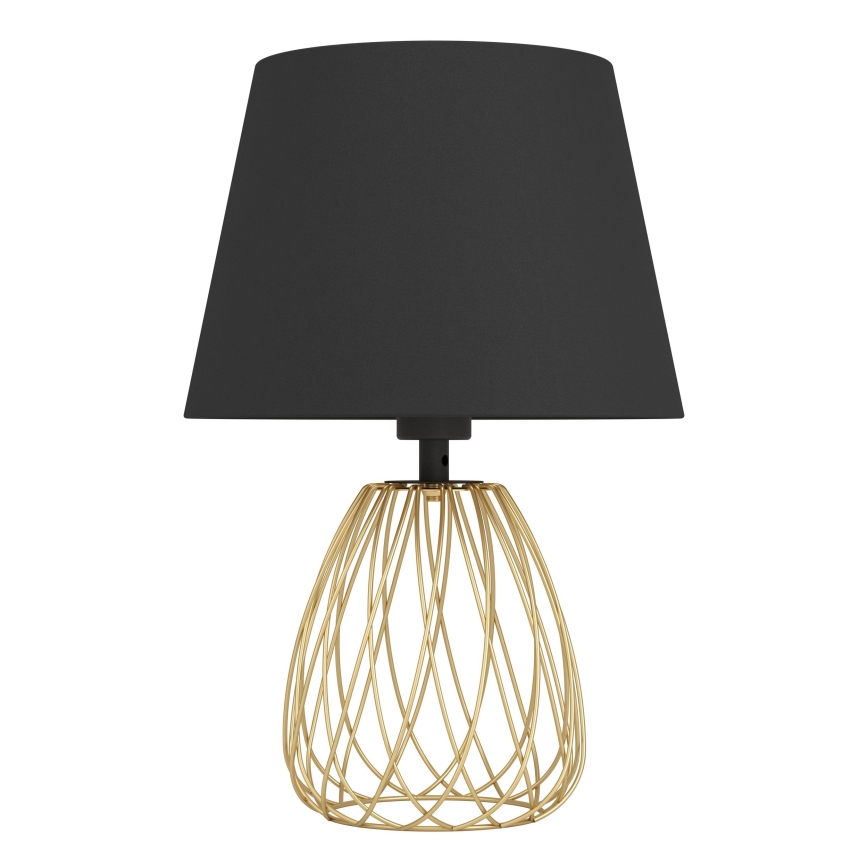 Eglo - Tischleuchte 1xE27/40W/230V schwarz/golden