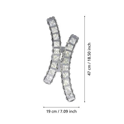Eglo - LED-Wandleuchte LED/12W/230V