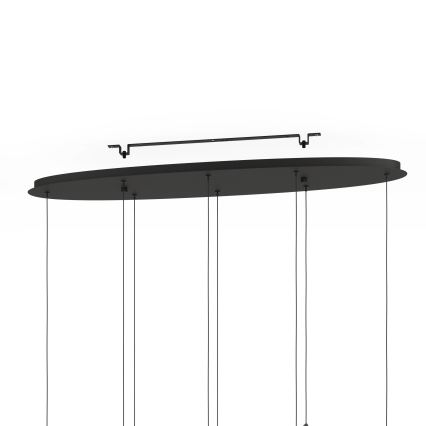Eglo - Dimmbare LED-Hängeleuchte 8xLED/4,2W/230V 3000K schwarz