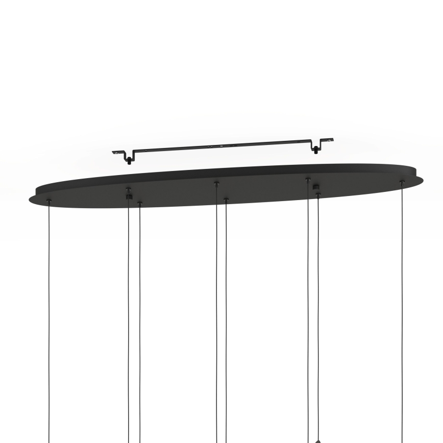 Eglo - Dimmbare LED-Hängeleuchte 8xLED/4,2W/230V 3000K schwarz