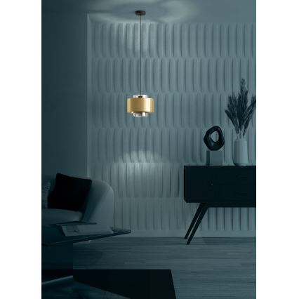 Eglo - Hängeleuchte 1xE27/40W/230V golden