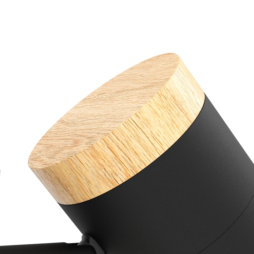 Eglo - LED-Tischleuchte 2xGU10/4,5W/230V 3000K schwarz/braun