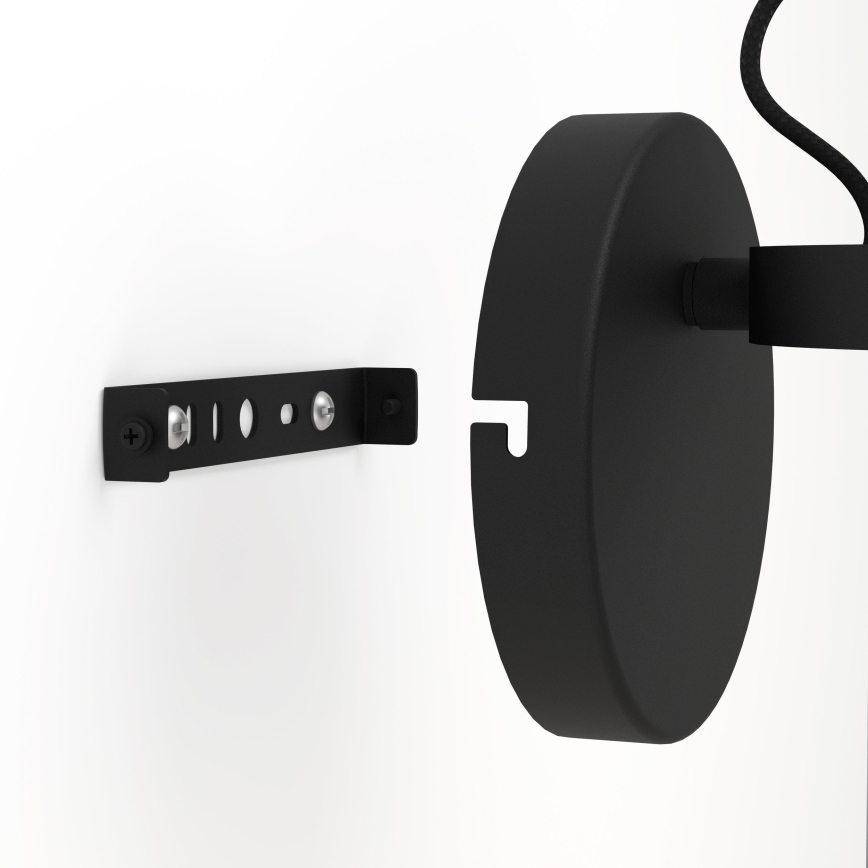 Eglo - Wandleuchte 1xE27/28W/230V schwarz
