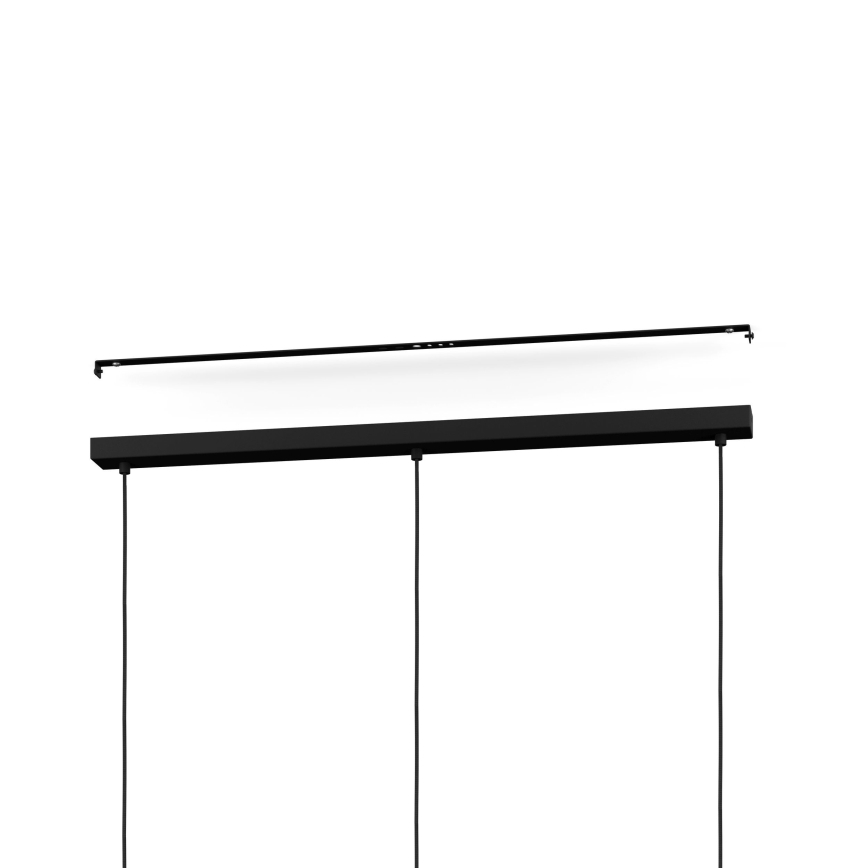 Eglo - Hängeleuchte 3xE27/40W/230V schwarz