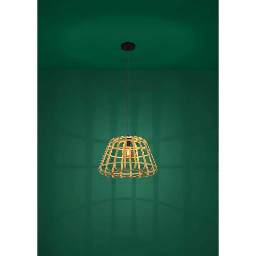 Eglo - Hängeleuchte 1xE27/40W/230V d 50 cm Bambus