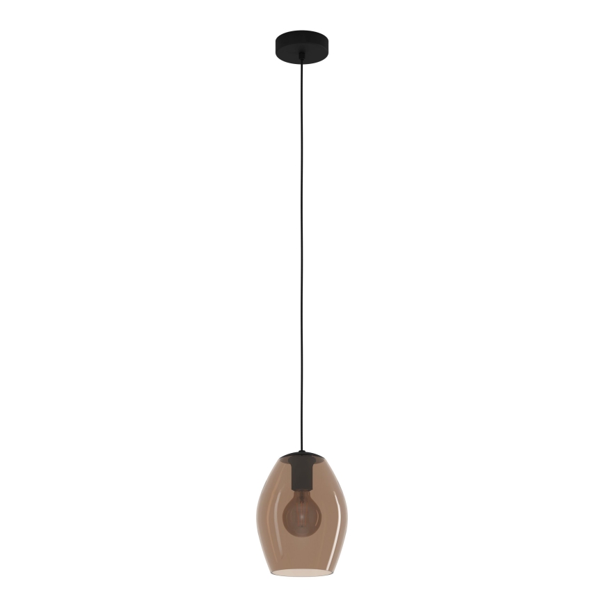 Eglo - Hängeleuchte 1xE27/40W/230V braun